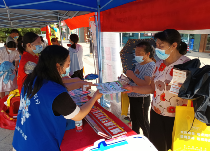 阜沙鎮(zhèn)禁毒信息〔2022〕第168期--阜沙鎮(zhèn)開展“不忘建黨崢嶸史，牢記使命宣禁毒”主題宣傳活動（2